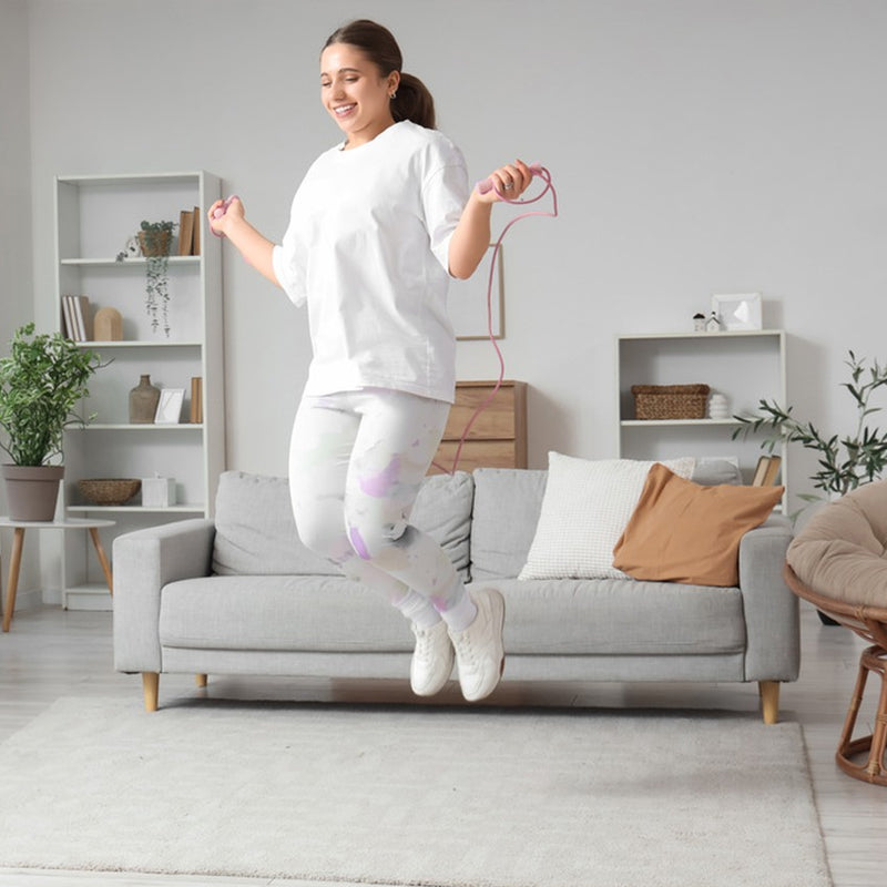 Intelligent Counting Jump Rope - with LCD Display for Home Gym Fitness for Adult, Men, Women & Kids