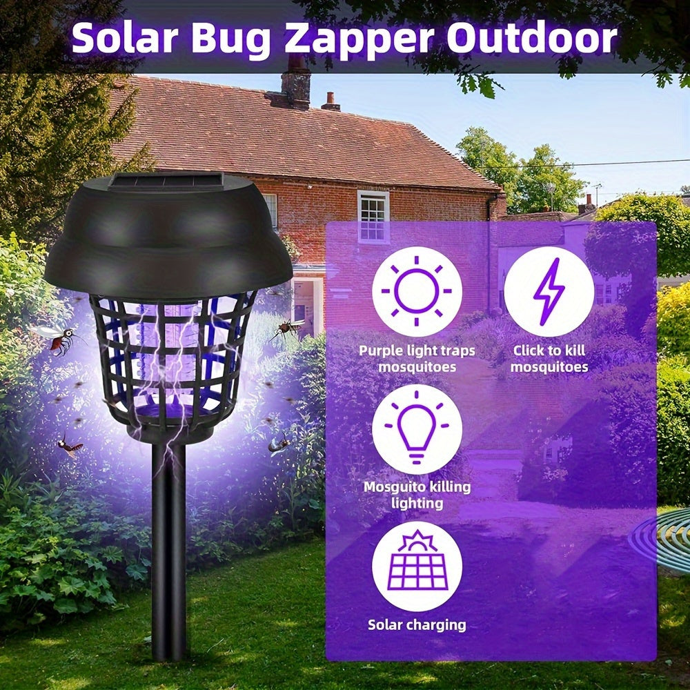 4pcs Solar Mosquito Repellent UV Insect Lamps